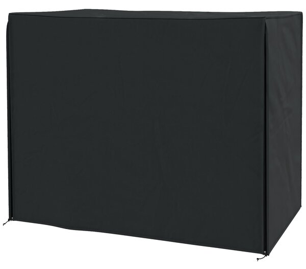 Ochranný kryt pro zahradní houpačku Outsunny pro 3 osoby, voděodolný, UV ochrana, 220x125x172 cm, Černý | Aosom