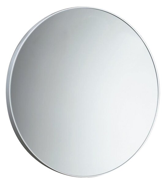 Gedy Zrcadlo kulaté v plastovém rámu ø 60cm, bílá 600002