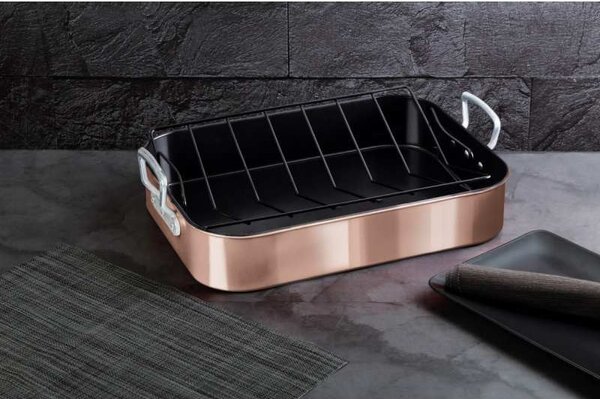 Pekáč s roštem Rosegold Metallic Line