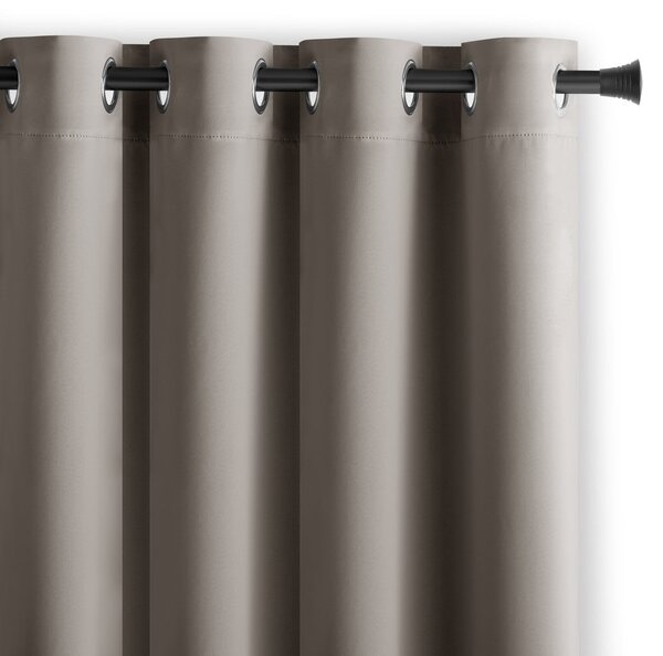 Šedobéžový dimout závěs 140x175 cm Kierra – Restilo