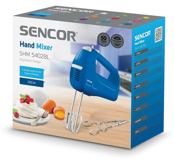 Sencor SHM 5402BL ruční mixér, tmavě modrá