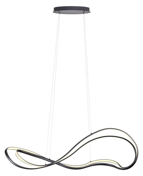Redo 01-3599 - LED Stmívatelný lustr na lanku TEMPEST LED/58W/230V černá