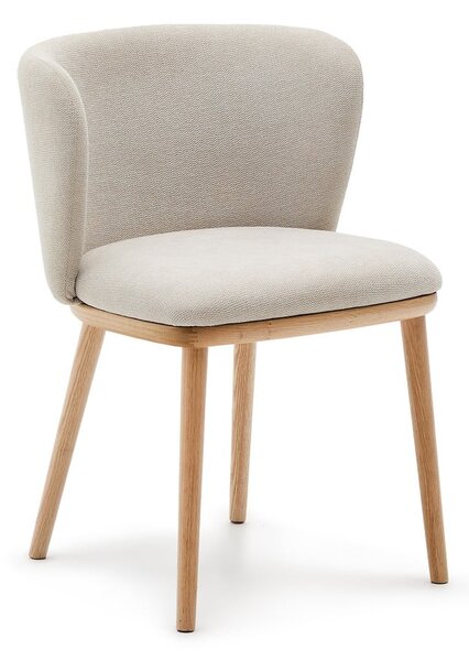Béžové čalouněné jídelní křeslo Ciselia – Kave Home