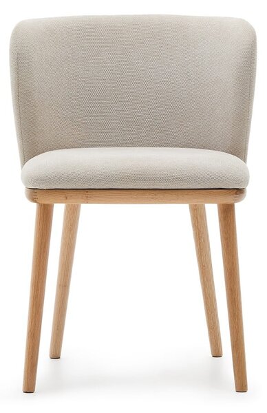 Béžové čalouněné jídelní křeslo Ciselia – Kave Home