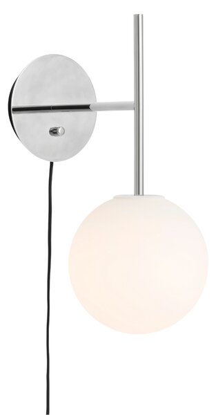-25 % Dny MOMENTI– Audo CPH Stříbrné kovové nástěnné světlo TR BULB