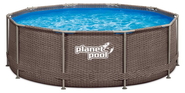 Planet Pool Frame ratan 305x91 cm