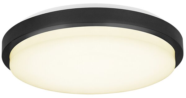 Stropní/nástěnná lampa Upscale bílá, černá Rozměry: Ø 28 cm, výška 5 cm