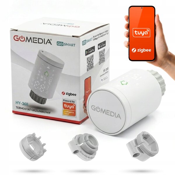 Hlavice GOMEDIA ZigBee smart pro radiátor