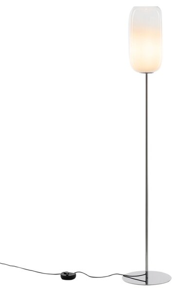 Stojací Lampa Artemide, Gople, stmívatelné, Bílá, Obývací pokoj, Sklo, Design
