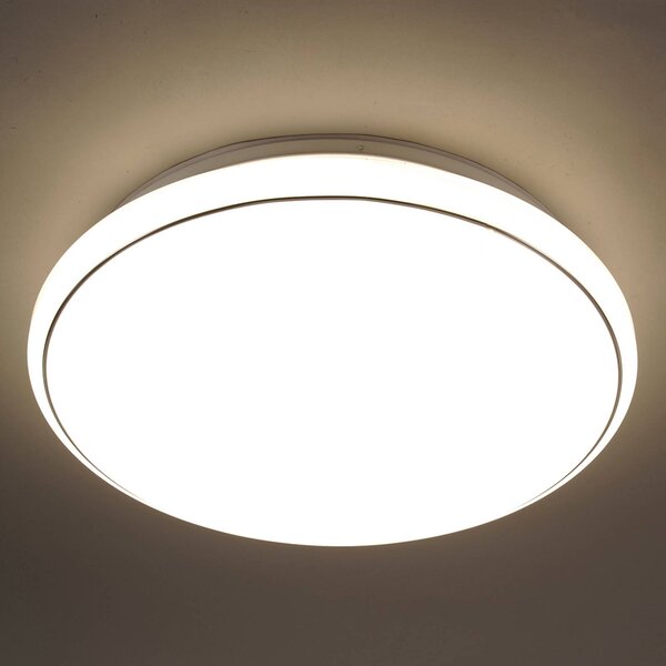 JUST LIGHT. GmbH LED stropní svítidlo Jupiter - hvězdná obloha, stmívatelný, Bílá / opál, Obývací pokoj / jídelna, Plast, Moderní
