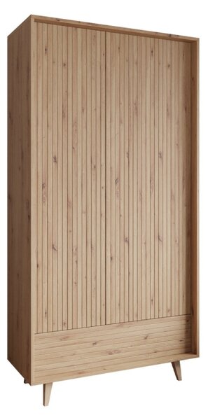Šatní skříň Trikso 2D1SZ, Barva dřeva: dub artisan 5903211293337