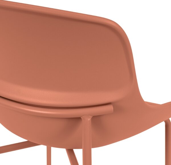 -25 % Dny MOMENTI– Somcasa Červená plastová barová židle Fabian 66 cm