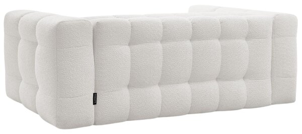 -25 % Dny MOMENTI– Bobochic Paris Bílá bouclé rozkládací pohovka Cloud 228 cm