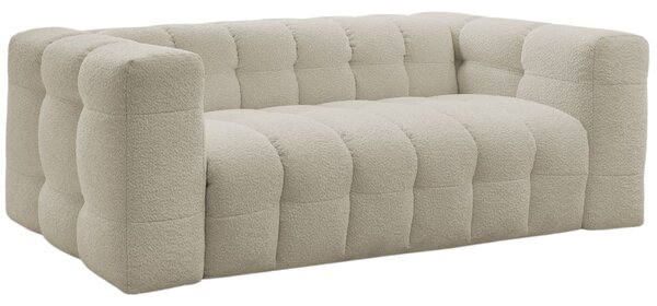 -25 % Dny MOMENTI– Bobochic Paris Béžová bouclé rozkládací pohovka Cloud 228 cm