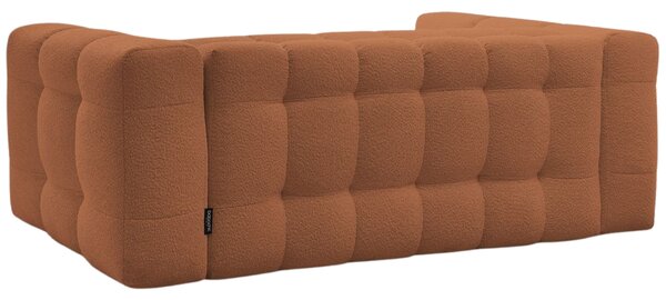 -25 % Dny MOMENTI– Bobochic Paris Terakotově oranžová bouclé rozkládací pohovka Cloud 228 cm