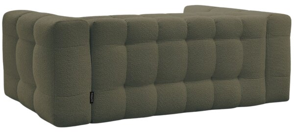 -25 % Dny MOMENTI– Bobochic Paris Zelená bouclé rozkládací pohovka Cloud 228 cm