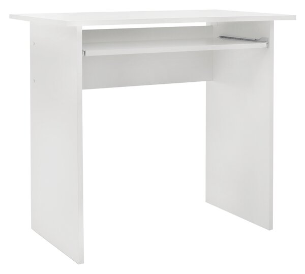 KONDELA PC stůl, bílá, VERNER NEW