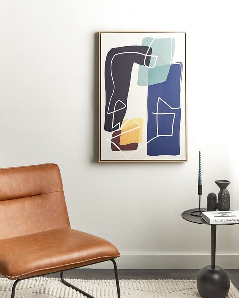Plátno FRISA Abstraktní motiv 63 x 99 cm Pestrá
