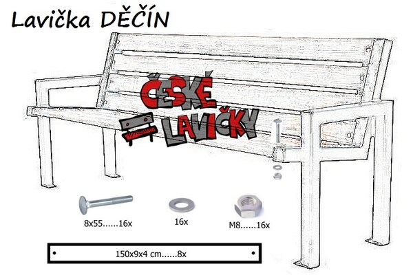 České lavičky s.r.o. Lavice Děčín CL1031