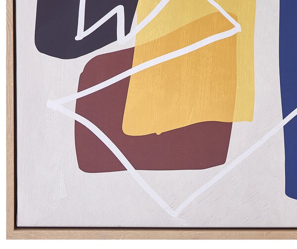 Plátno FRISA Abstraktní motiv 63 x 99 cm Pestrá