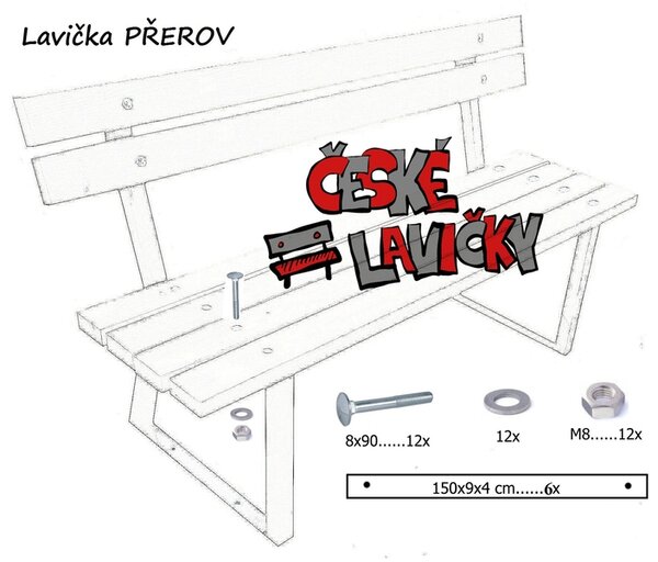 České lavičky s.r.o. Lavice Přerov 6 CL1026-6