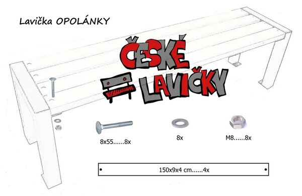 České lavičky s.r.o. Lavice Opolánky CL1010
