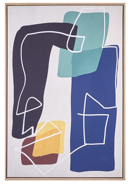 Plátno FRISA Abstraktní motiv 63 x 99 cm Pestrá