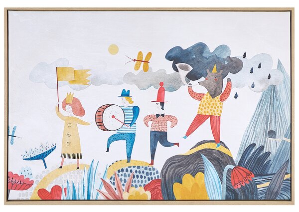 Plátno BIBBIENA Dětský motiv 63 x 99 cm Pestrá