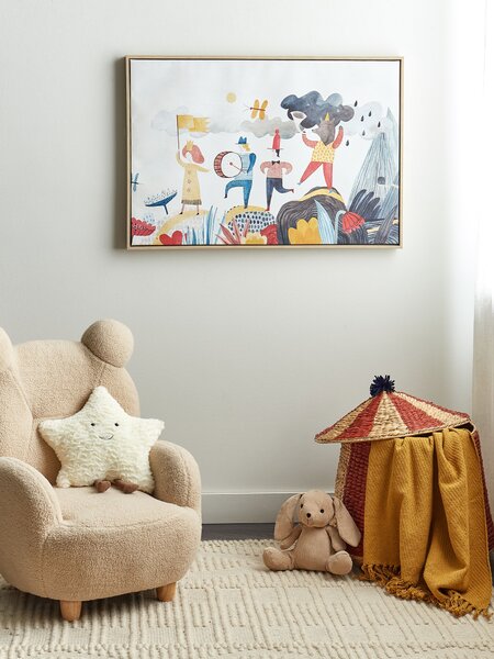 Plátno BIBBIENA Dětský motiv 63 x 99 cm Pestrá