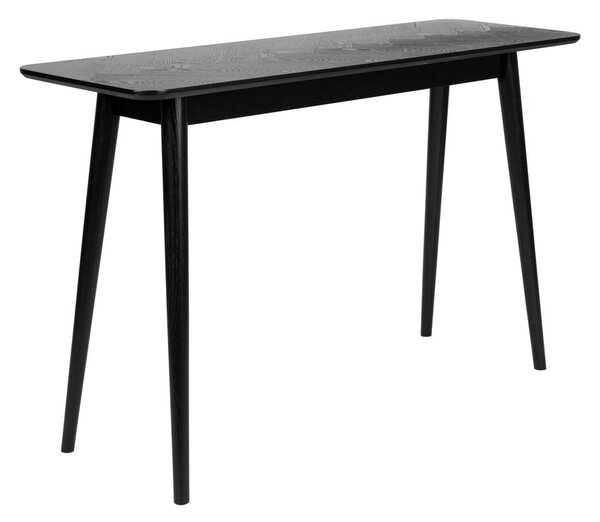 Černý konzolový stolek 40x120 cm Fabio – White Label