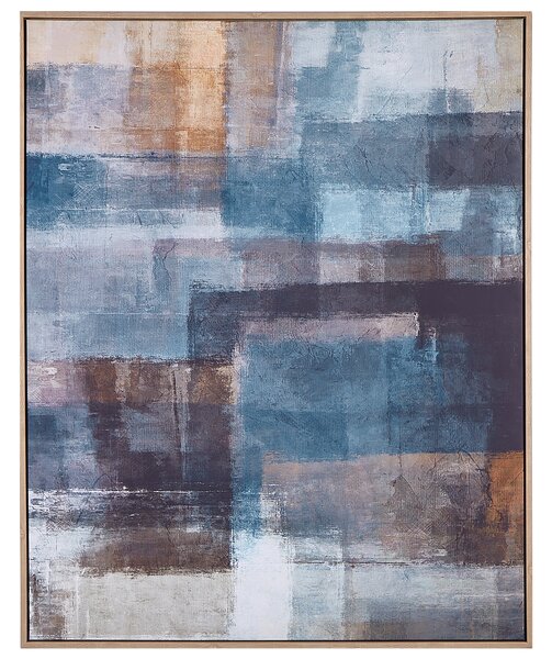 Plátno PULSANO Abstraktní motiv 83 x 103 cm Pestrá