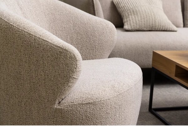 Actona Otočné designové relaxační křeslo Westport béžové