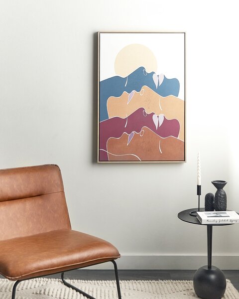 Plátno FASANO Ženský motiv 63 x 93 cm Pestrá