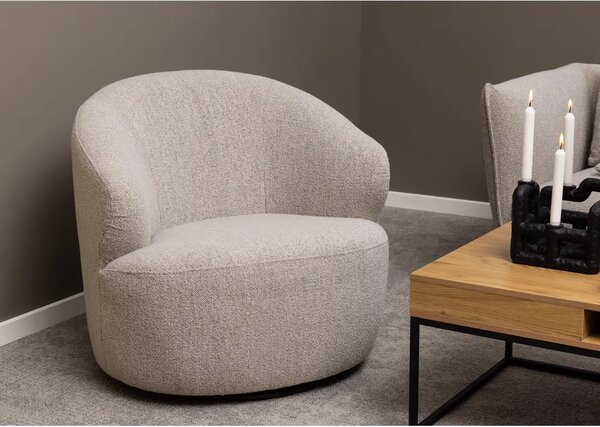 Actona Otočné designové relaxační křeslo Westport béžové