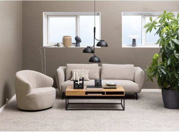 Actona Otočné designové relaxační křeslo Westport béžové