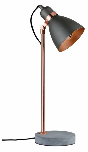 Paulmann stolní lampa Neordic Orm 1-ramenné měď/beton 796.24 P 79624
