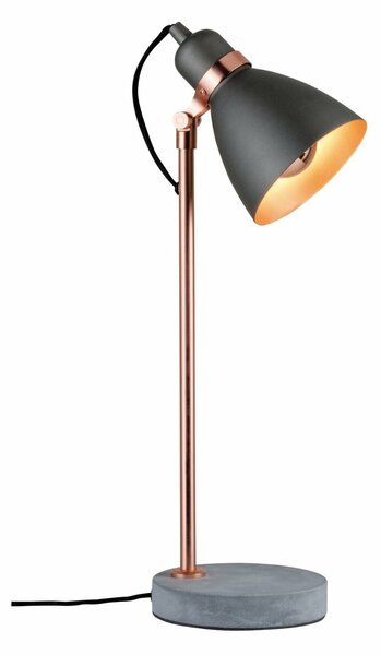 Paulmann stolní lampa Neordic Orm 1-ramenné měď/beton 796.24 P 79624