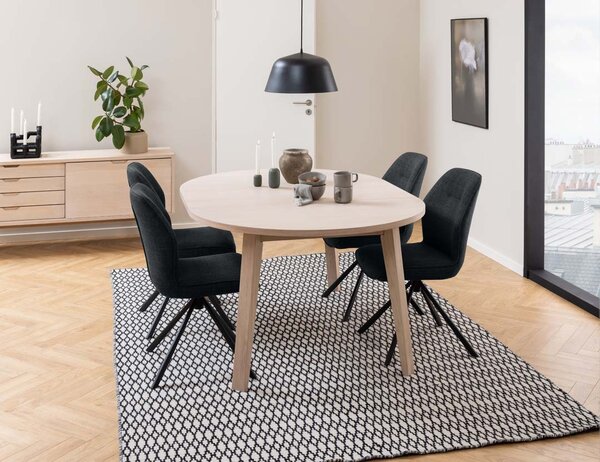 Actona Rozkládací jídelní stůl A-line 120/220 cm bělený dub