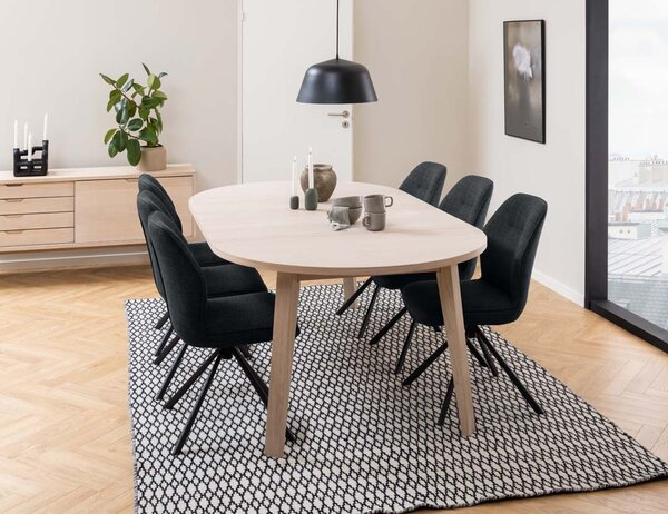 Actona Rozkládací jídelní stůl A-line 120/220 cm bělený dub