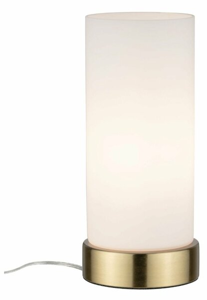 PAULMANN Stolní lampa Pinja dotykový vypínač 1-ramenné mosaz/opál 770.55 P 77055