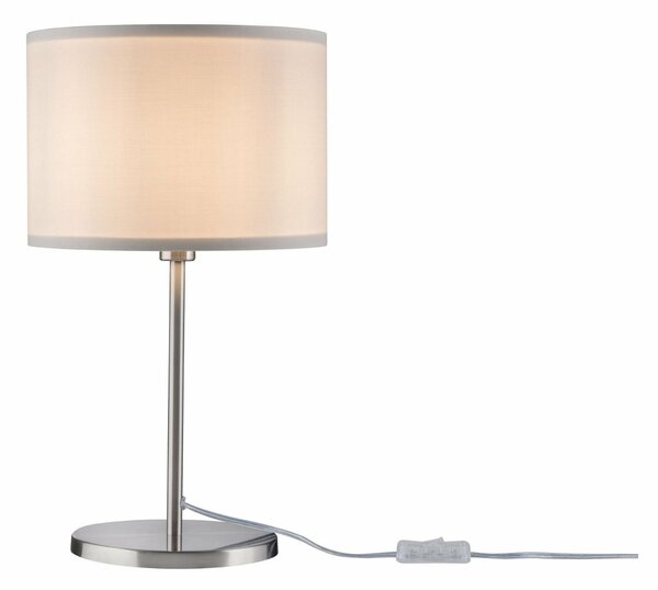 Paulmann Tessa stolní lampa Creme/kov kartáčovaný bez zdroje světla, max. 40W E14 709.23 P 70923