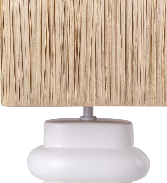 Stolní lampa JUDY Keramika Bílá