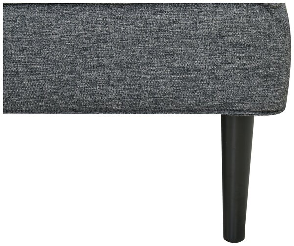 ROZKLÁDACÍ POHOVKA, textil, tmavě šedá Carryhome - Rozkládací sedačky