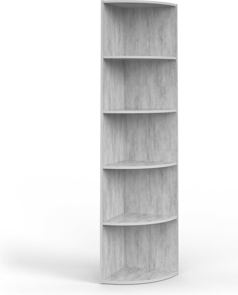 Rohová police Vicco Ecki Beton 40 x 180 cm, Model 25378