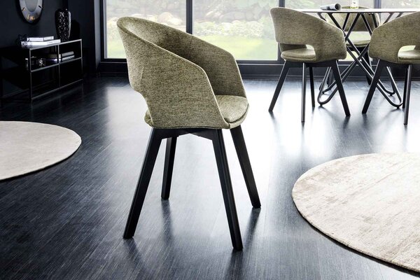 Designová židle Colby zelená