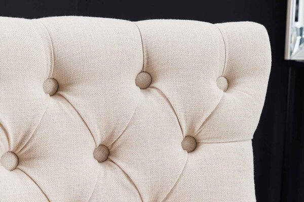 Designová barová židle Queen béžová