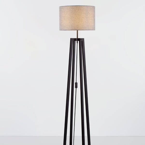 -25 % Dny MOMENTI– Nova Luce Šedá stojací lampa Artis 165 cm