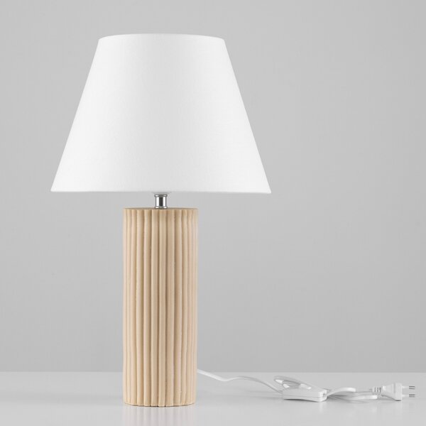 Nova Luce Béžová stolní lampa Bacco