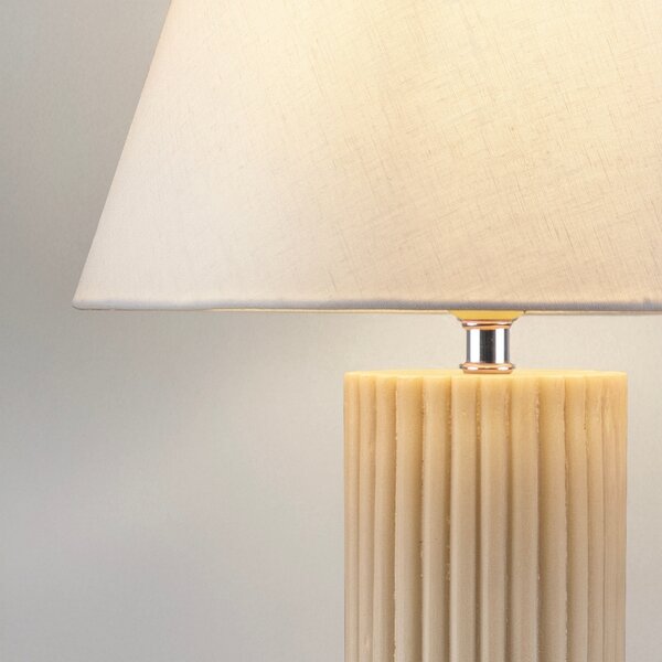 Nova Luce Béžová stolní lampa Bacco