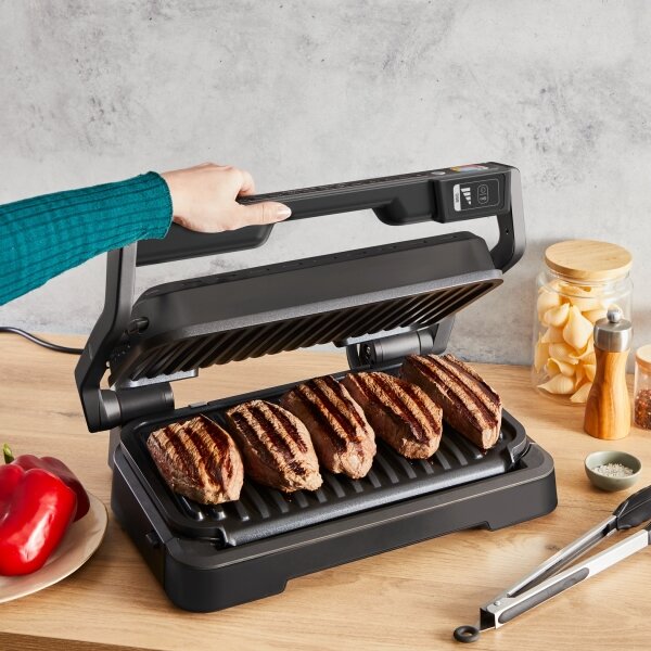 Tefal - Kontaktní gril OPTIGRILL 2200W/230V černá